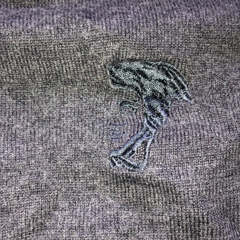 Long sleeve v-neck grey Versace
